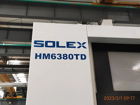 Горизонтальный фрезерный обрабатывающий центр с ЧПУ HM6380TD, Solex, Китай