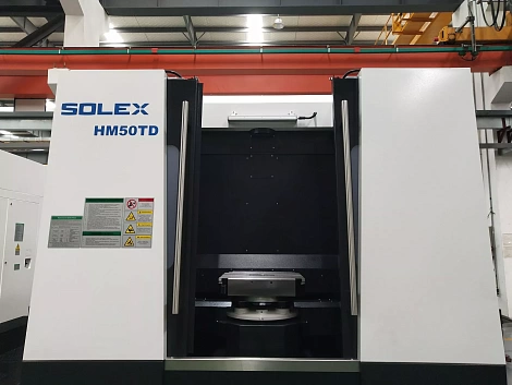 Горизонтально-фрезерный обрабатывающий центр с ЧПУ HM50TD, Solex, Китай
